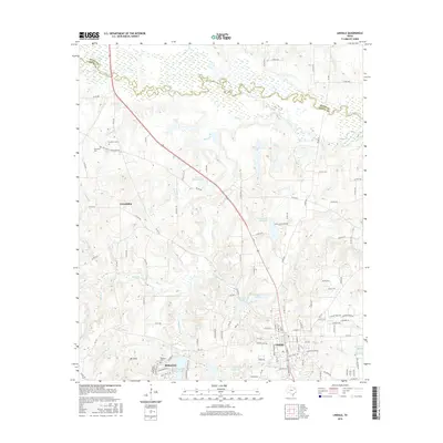 2016 Map of Lindale, 2016 Print