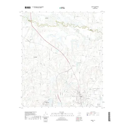 2019 Map of Lindale, 2019 Print