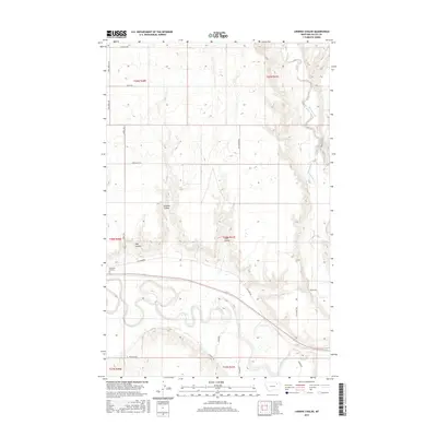 2017 Map of Lindeke Coulee, 2017 Print