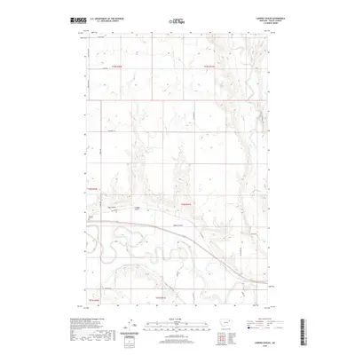2020 Map of Lindeke Coulee, 2020 Print