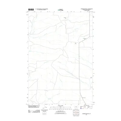 2011 Map of Lindemulder Hill, 2011 Print
