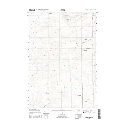 2014 Map of Lindemulder Hill, 2014 Print