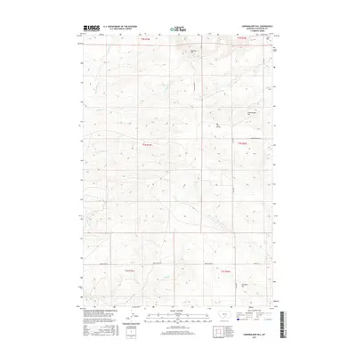 2017 Map of Lindemulder Hill, 2017 Print