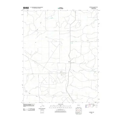 2010 Map of Lindrith, 2010 Print