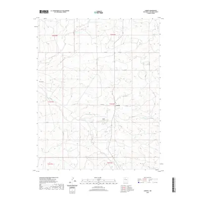 2020 Map of Lindrith, 2020 Print