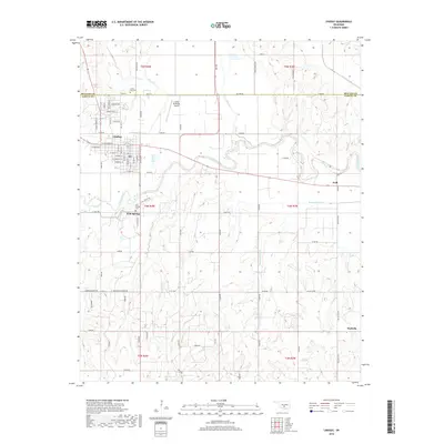 2018 Map of Lindsay, 2018 Print