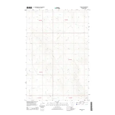 2014 Map of Lindsay SW, 2014 Print
