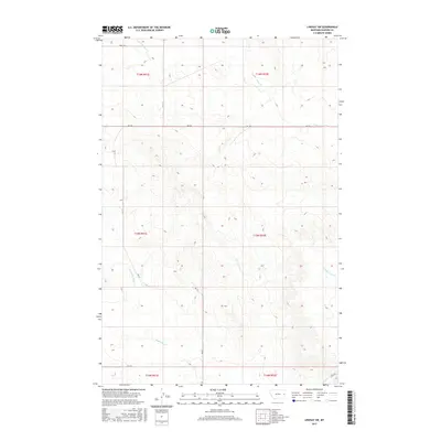 2017 Map of Lindsay SW, 2017 Print
