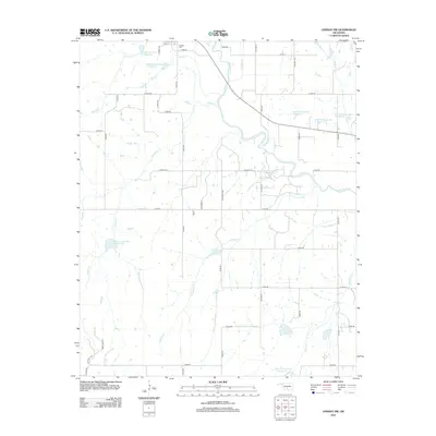 2012 Map of Lindsay SW, 2012 Print