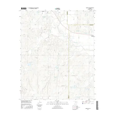 2016 Map of Lindsay SW, 2016 Print