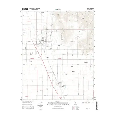 2015 Map of Lindsay, 2015 Print