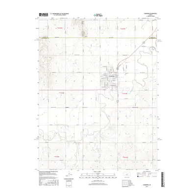 2015 Map of Lindsborg, 2015 Print