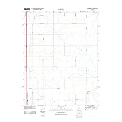2012 Map of Lindsborg SE, 2012 Print