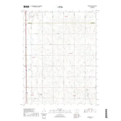 2018 Map of Lindsborg SE, 2018 Print