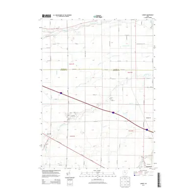 2013 Map of Lindsey, 2013 Print