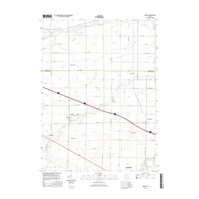 2016 Map of Lindsey, 2016 Print