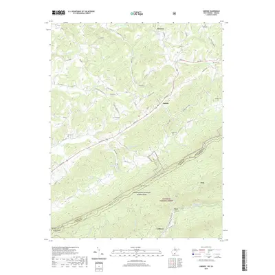 2019 Map of Lindside, 2019 Print