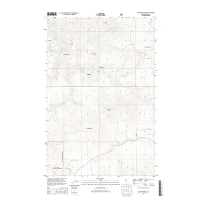 2013 Map of Lindstrom Peak, 2013 Print