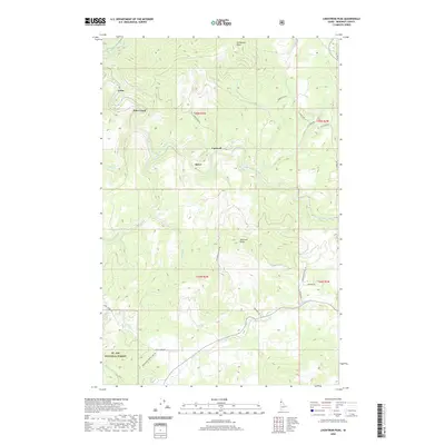 2020 Map of Lindstrom Peak, 2020 Print