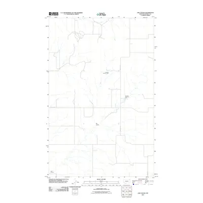 2011 Map of Line Coulee, 2011 Print