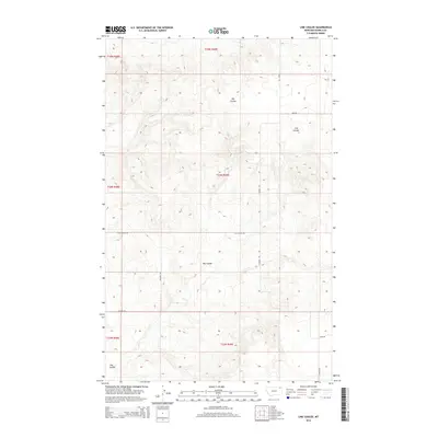 2014 Map of Line Coulee, 2014 Print