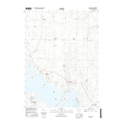 2016 Map of Linesville, 2016 Print