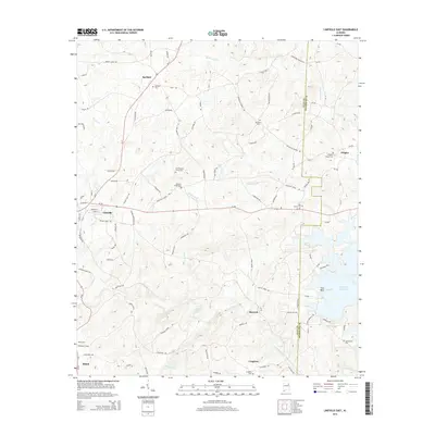 2014 Map of Lineville East, 2014 Print