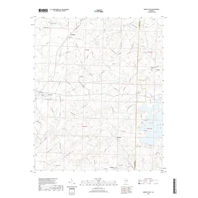 2018 Map of Lineville East, 2018 Print