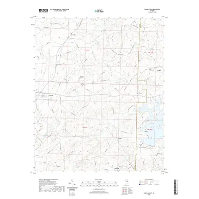 2020 Map of Lineville East, 2020 Print