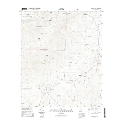 2014 Map of Lineville West, 2014 Print