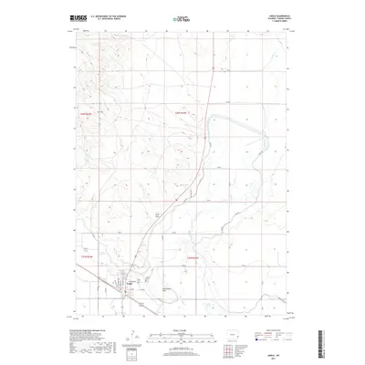 2017 Map of Lingle, 2017 Print