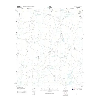 2012 Map of Lingleville, 2012 Print