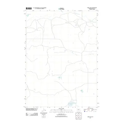 2011 Map of Linke Lake, 2011 Print