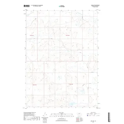 2017 Map of Linke Lake, 2017 Print