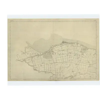 1854 Map of Linlithgowshire, Sheet 1, 1856 Print