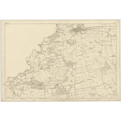 1854 Map of Linlithgowshire, Sheet 5, 1856 Print