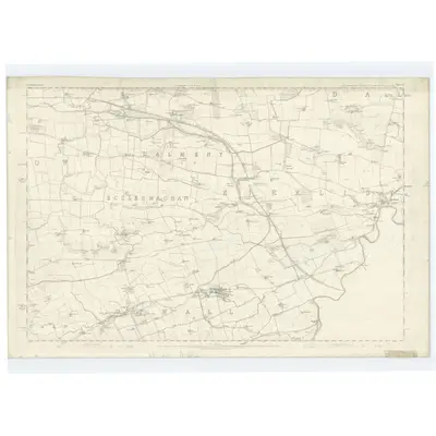 1854 Map of Linlithgowshire, Sheet 6, 1856 Print