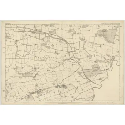 1854 Map of Linlithgowshire, Sheet 6, 1856 Print