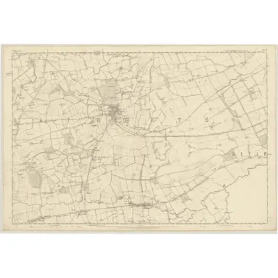1854 Map of Linlithgowshire, Sheet 9, 1856 Print