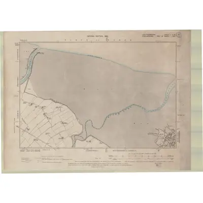 1895 Map of Linlithgowshire Sheet I.NW, 1898 Print