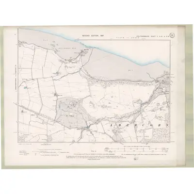 1895 Map of Linlithgowshire Sheet II.NW & SW, 1897 Print