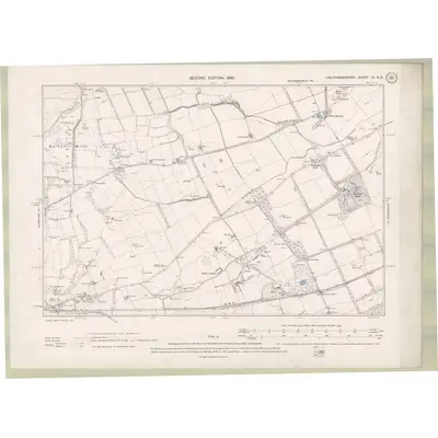1895 Map of Linlithgowshire Sheet IX.NE, 1898 Print