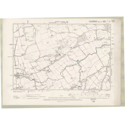1895 Map of Linlithgowshire Sheet IX.SE, 1898 Print