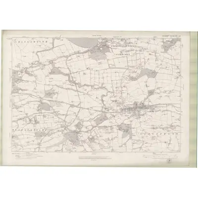 1913 Map of Linlithgowshire Sheet nIII, 1922 Print