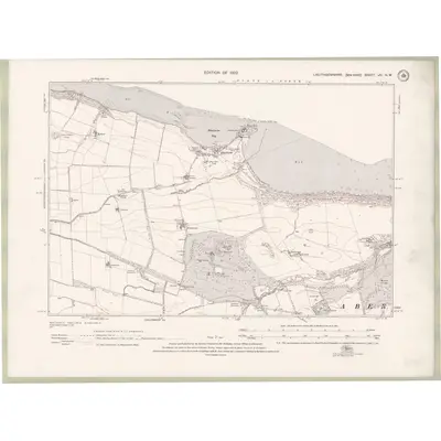 1914 Map of Linlithgowshire Sheet nIV.NW, 1922 Print