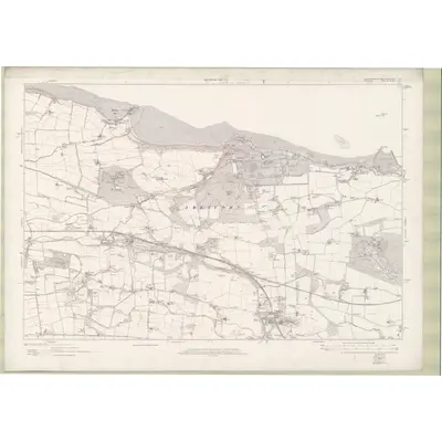 1913 Map of Linlithgowshire Sheet nIV, 1922 Print