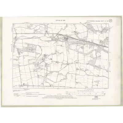 1914 Map of Linlithgowshire Sheet nIV.SW, 1922 Print