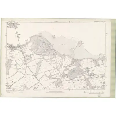 1914 Map of Linlithgowshire Sheet nV, 1922 Print