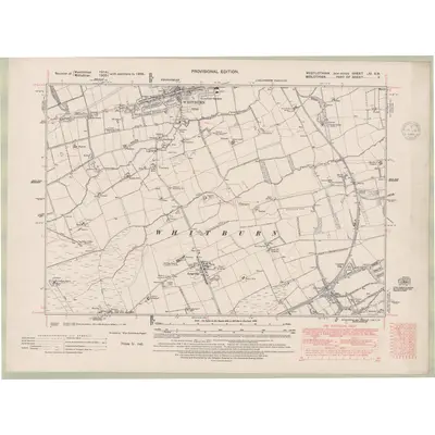 1938 Map of Linlithgowshire Sheet nXI.SW, 1948 Print