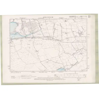 1896 Map of Linlithgowshire Sheet VIII.SW, 1899 Print